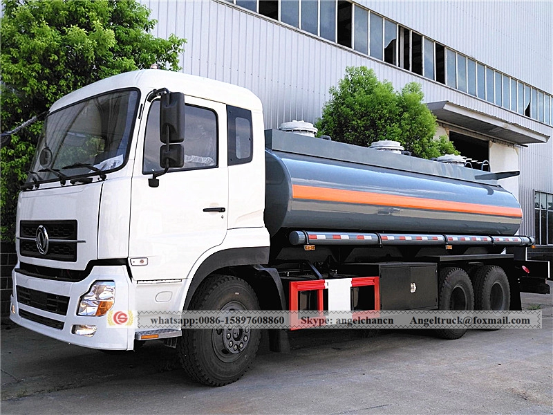 Φορτηγό βυτιοφόρου υδροχλωρικού οξέος/χημικών υγρών 12 cbm Dongfeng