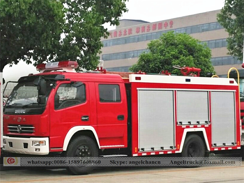 Mini Size Water Tank Πυροσβεστικό όχημα 4 m3 Dongfeng