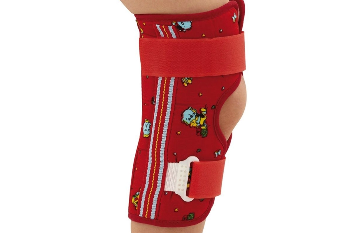 Παιδικά σιδεράκια ακινητοποίησης γόνατος για παιδιά Ανοιχτή επιγονατίδα σχεδιασμένη με μεντεσέδες αλουμινίου
