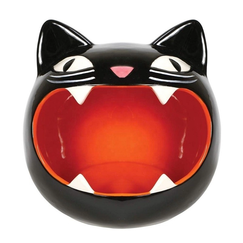 Κεραμικό Black Cat Candy Bowl Kitty Dish Dish