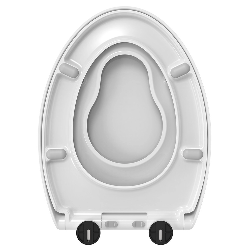 Αμερικάνικο τυποποιημένο κάθισμα 19 ιντσών σε σχήμα V, οικογενειακό κάθισμα τουαλέτας για ενήλικες και παιδιά