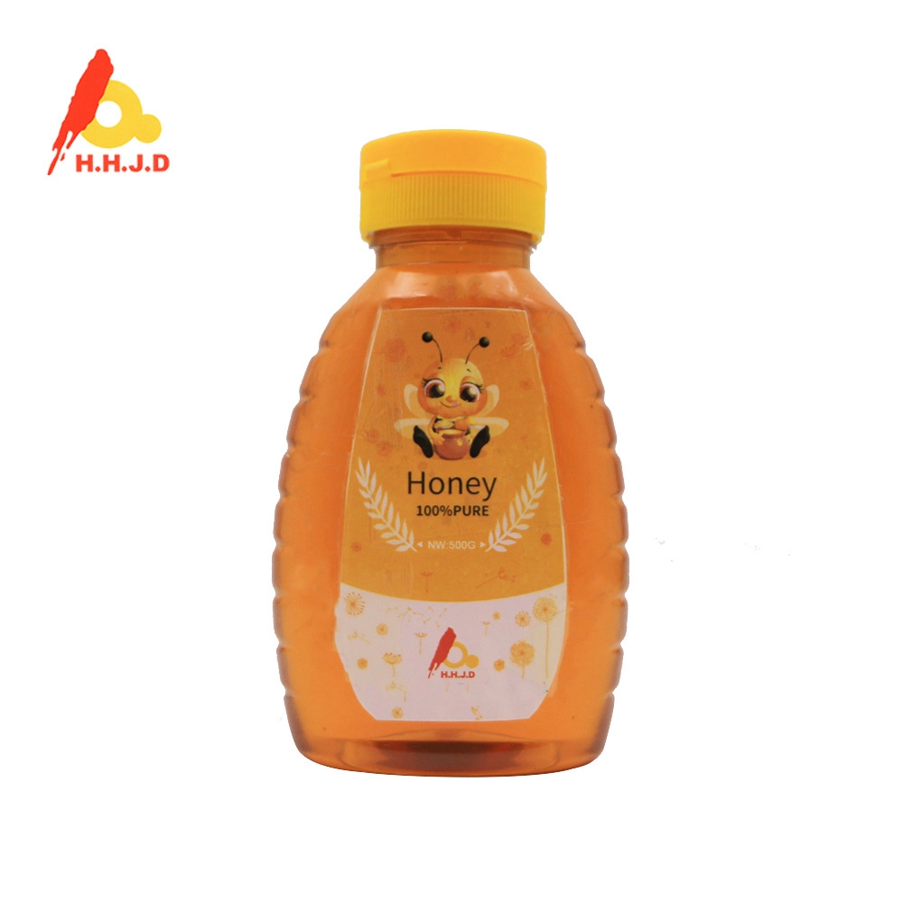 250g 500g Πλαστικό μπουκάλι σιλικόνης φυσικό μέλι ακακίας