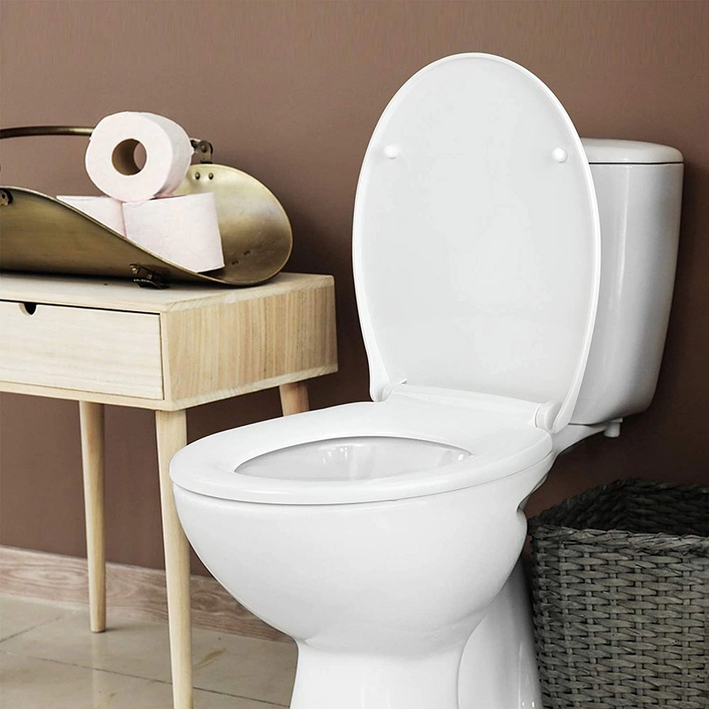 Ευρωπαϊκό γενικής άνεσης κλασικό duroplast οβάλ κάλυμμα καθίσματος τουαλέτας