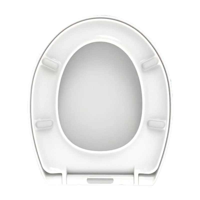 Duroplast τυλιγμένο στρογγυλό κλασικό κάθισμα τουαλέτας λευκό