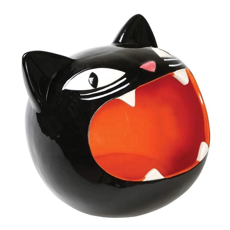 Κεραμικό Black Cat Candy Bowl Kitty Dish Dish
