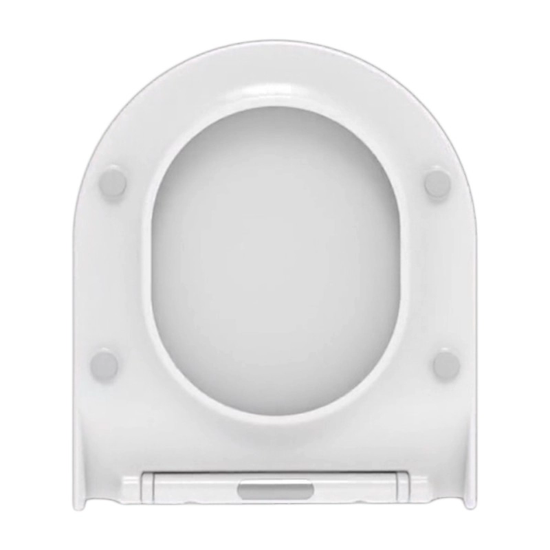Λεπτό κύβο σχήματος D κάλυμμα καπακιού WC θερμοσκληρυνόμενο κάθισμα τουαλέτας μπάνιου