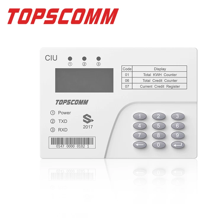 TC103 Μονάδα διεπαφής καταναλωτή (CIU) Οθόνη πληκτρολογίου και μονάδα ελέγχου