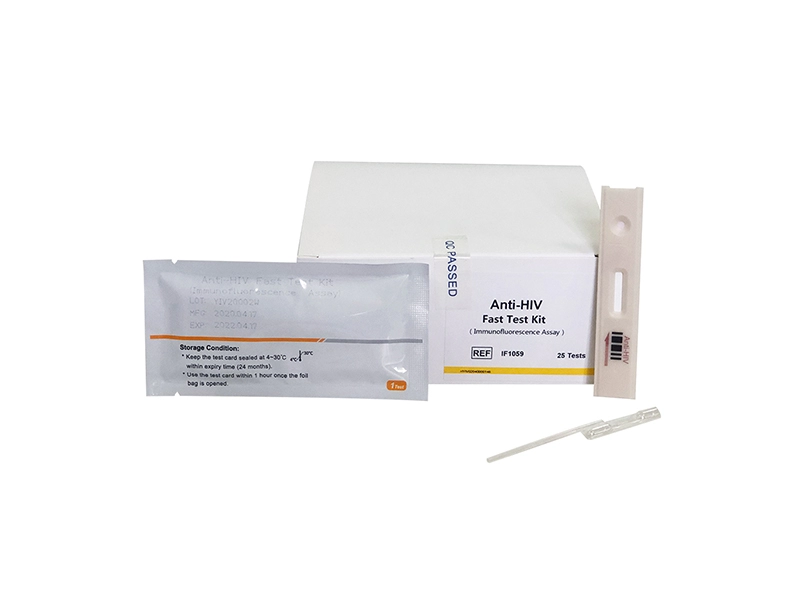 Anti-HIV Fast Test Kit (Δοκιμασία ανοσοφθορισμού)