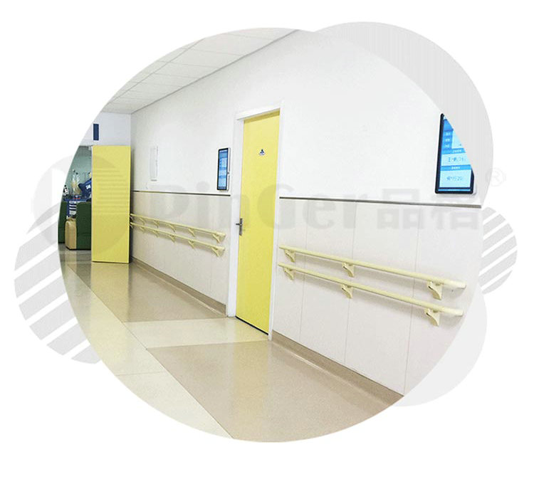 Hospital Trolley Wall Bumper Vinyl Handrails