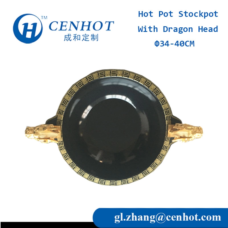 Enamel Dragon Head Hot Pot Stockpot Προμήθεια στην Κίνα - CENHOT