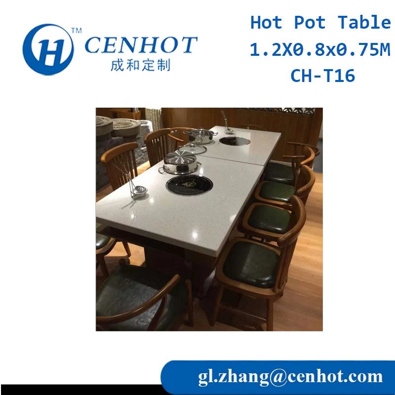 Επιτραπέζια επιφάνεια ζεστού κατσαρολιού με επαγωγικές κουζίνες ζεστής κατσαρόλας Προμηθευτές Κίνα - CENHOT