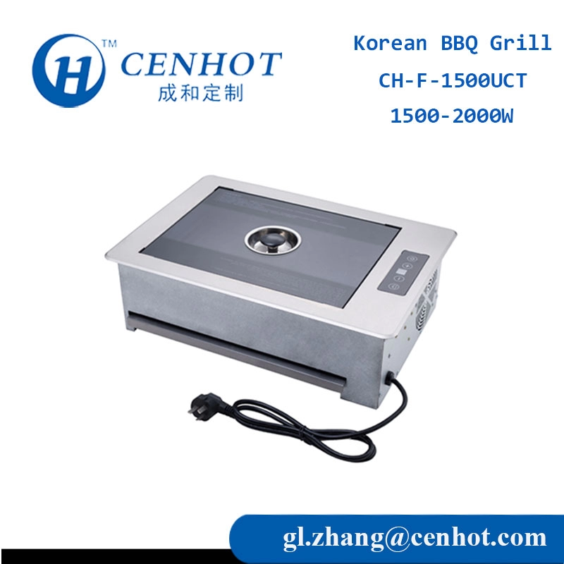 Square Indoor Korean Bbq Table Grill Suppliers Κατασκευαστές - CENHOT