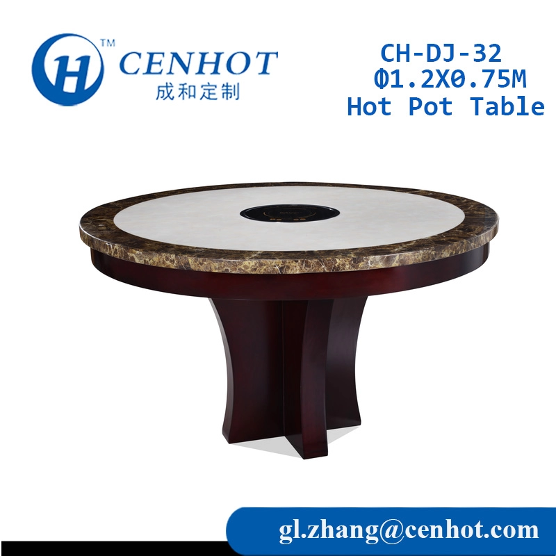 Κορυφαίας ποιότητας Στρογγυλό Τραπέζι Hot Pot Κατασκευαστές Κίνα - CENHOT