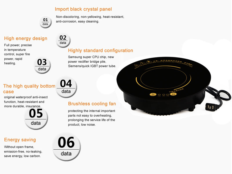 Round Hot Pot Induction Cooker Products advantage - CENHOT