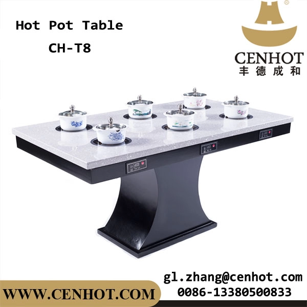 CENHOT Τραπέζι Hot Pot Ενσωματωμένο για χρήση σε Εστιατόριο
