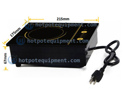Τύπος Touch Hot Pot Induction Electric Cooker Size - CENHOT
