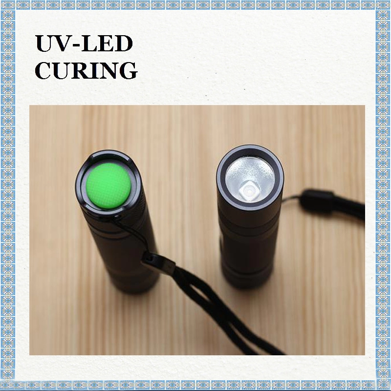 Επαγγελματικός φακός UV LED 365nm ανίχνευσης φθορισμού UV