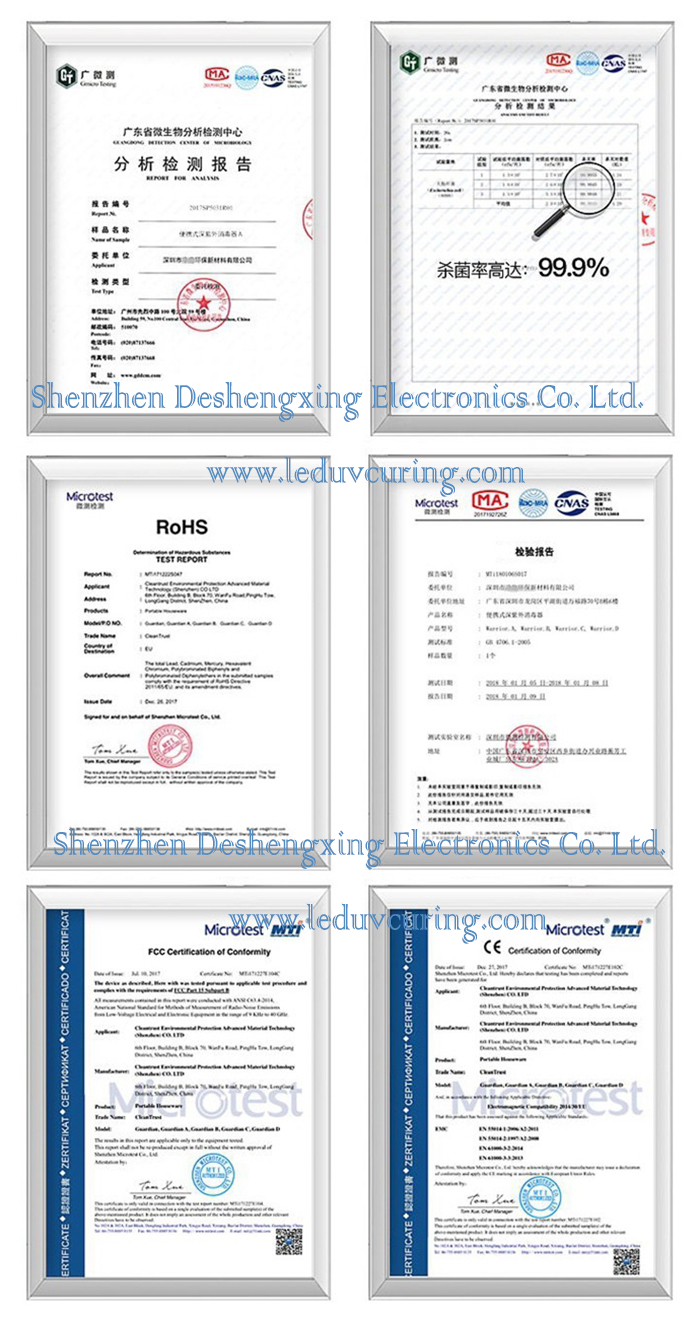 Sterilized UV LED Germicidal Lamp Killing Virus