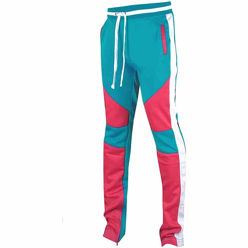 Ανδρικό παντελόνι χιπ χοπ Premium Slim Fit Track - Athletic Jogger Bottom with Side Taping