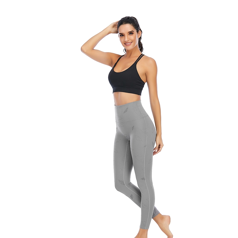 Προσαρμοσμένο Squat Proof Slimming Grey Gym Yoga Active κολάν