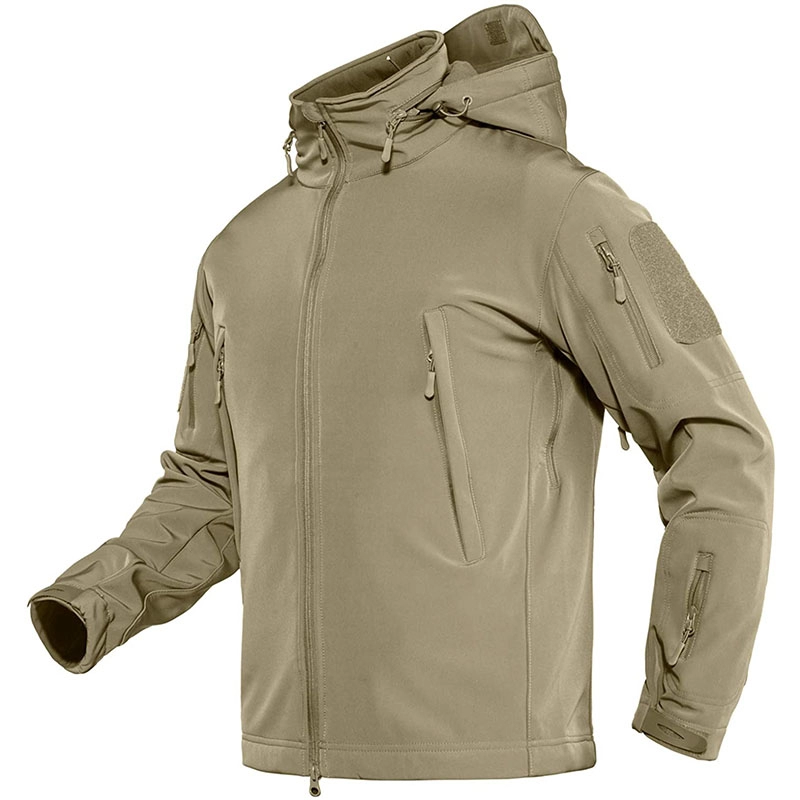Ανδρικό παλτό στρατιωτικό τζάκετ Tactical Concealed Hooded Softshell Fleece