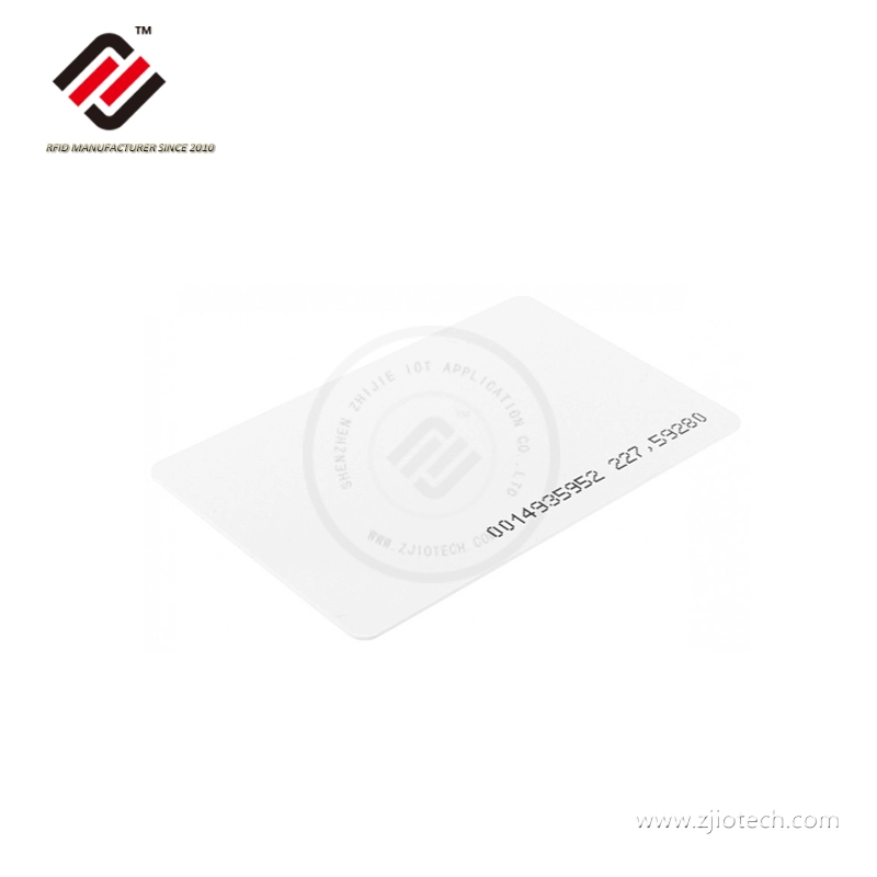 Εκτυπώσιμη κάρτα PVC 125KHz LF Blank RFID