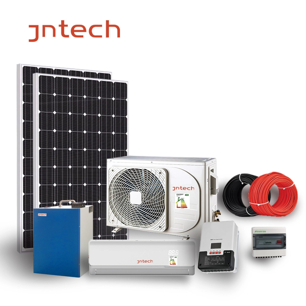 JNTECH Υβριδική ηλιακή ενέργεια AC+DC εύκολη εγκατάσταση Ηλιακό κλιματιστικό