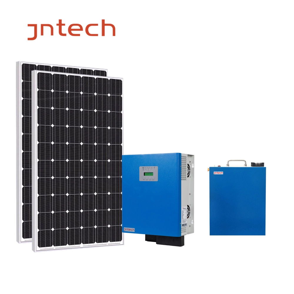 JNTECH Εύκολη εγκατάσταση Πλήρες 5000w 5kw εκτός δικτύου οικιακός φωτισμός κιτ ηλιακής ενέργειας ηλιακό σύστημα ενέργειας τιμή