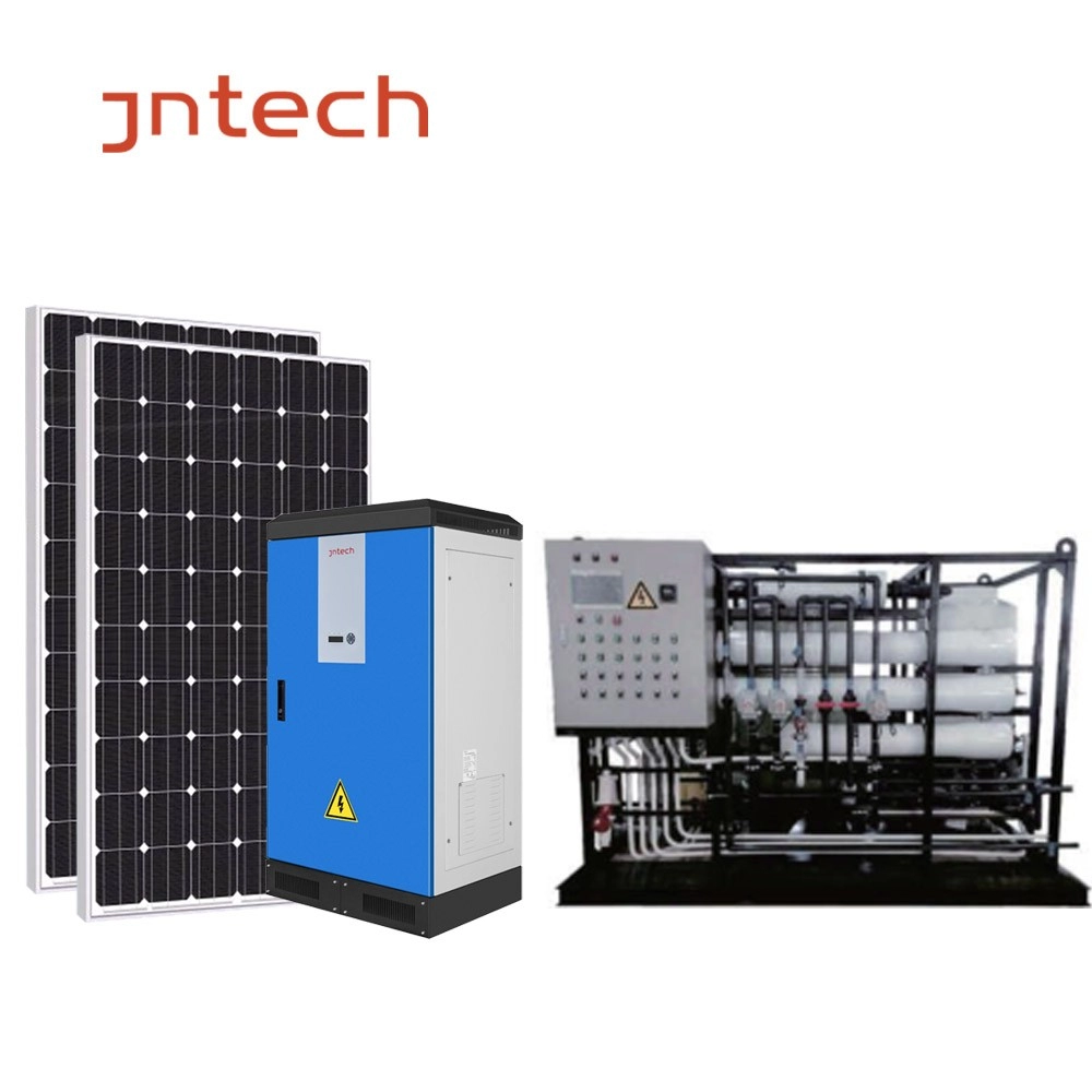 Καθαρισμός υφάλμυρου νερού ηλιακού συστήματος επεξεργασίας νερού JNTECH