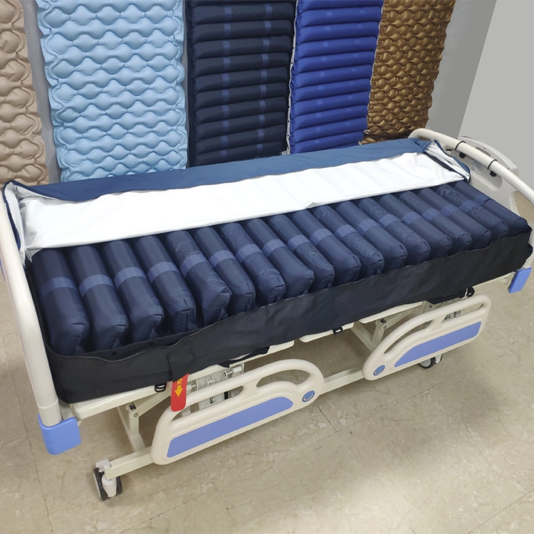 Σωληνοειδές pu εναλλασσόμενης πίεσης υγειονομική περίθαλψη κατά του κρεβατιού φουσκωτό στρώμα αέρα για κρεβάτι ICU