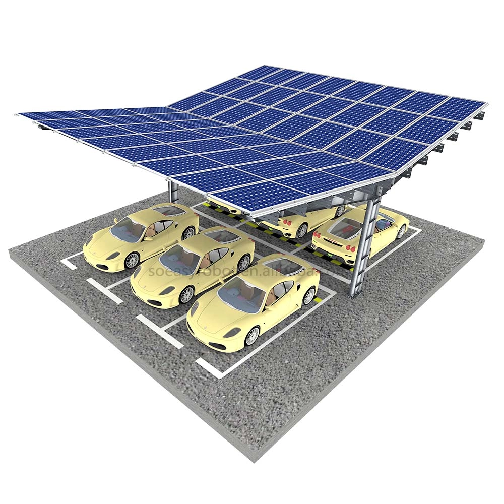 Προκατασκευασμένο σύστημα τοποθέτησης φωτοβολταϊκού χώρου στάθμευσης