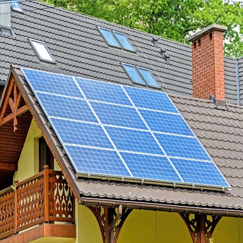 Δομή στερέωσης οροφής από κεραμίδια ηλιακού φωτοβολταϊκού δωρεάν σχεδιασμού