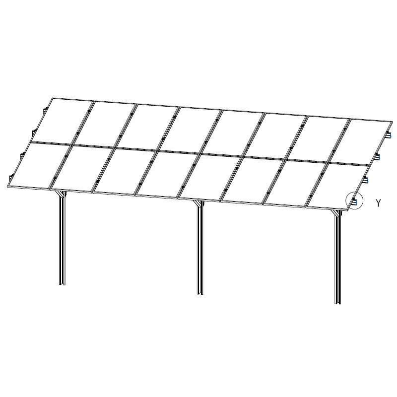 Solar Ramming Pile Mounting Solution