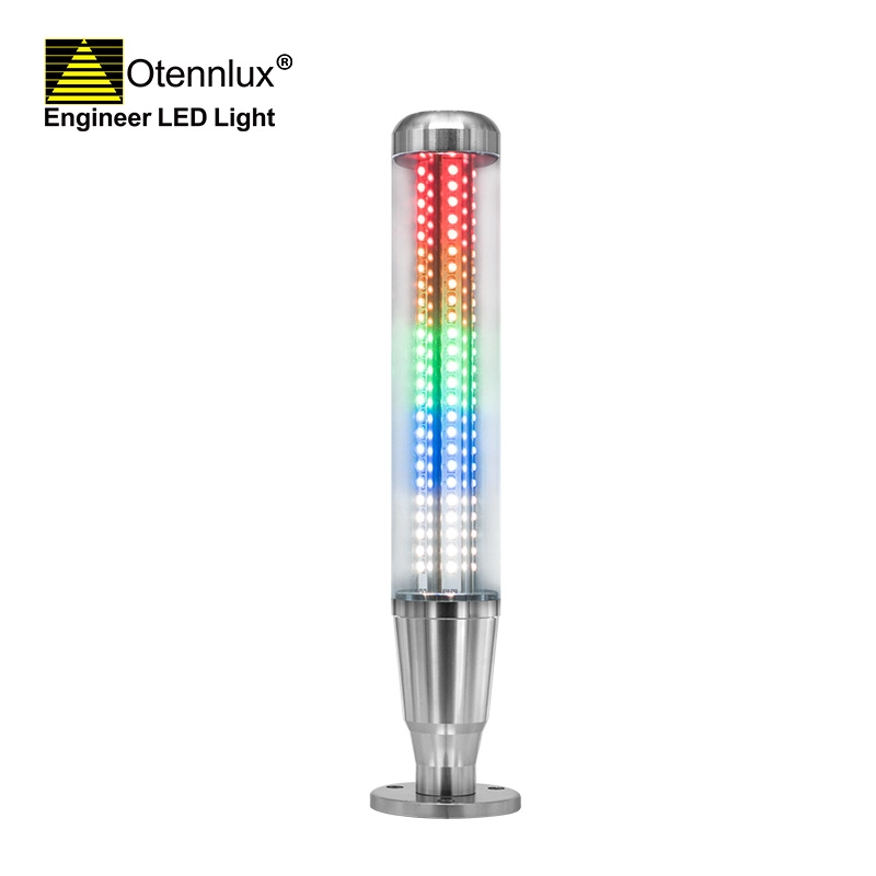 OMI1-501 Προειδοποιητική λυχνία πύργου βιομηχανικού σήματος cnc πολλαπλών χρωμάτων ευθεία βάσης