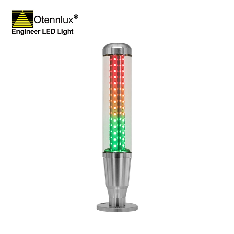OMI1-301 βιομηχανική 24v Ευθεία βάση 3 χρωμάτων στοίβα σήματος LED Tower Light για μηχανή cnc