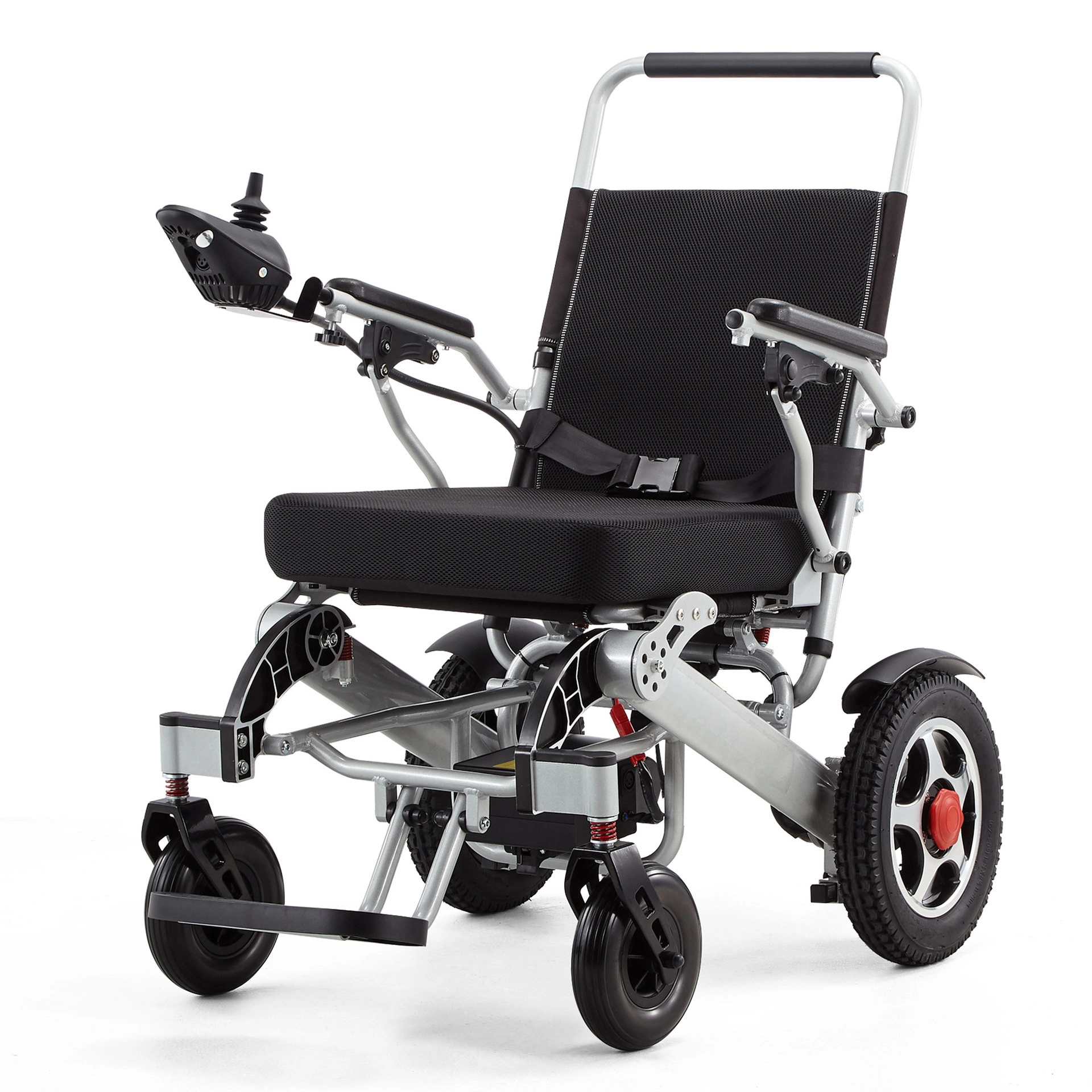 Πτυσσόμενο ηλεκτρικό αναπηρικό καροτσάκι με κινούμενο ποδήλατο χειρός με ειδικές ανάγκες