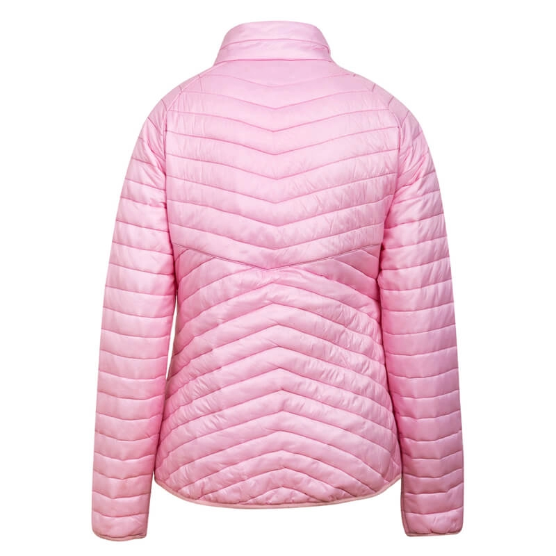 Γυναικεία παλτό με ροζ ανοιχτό γιακά