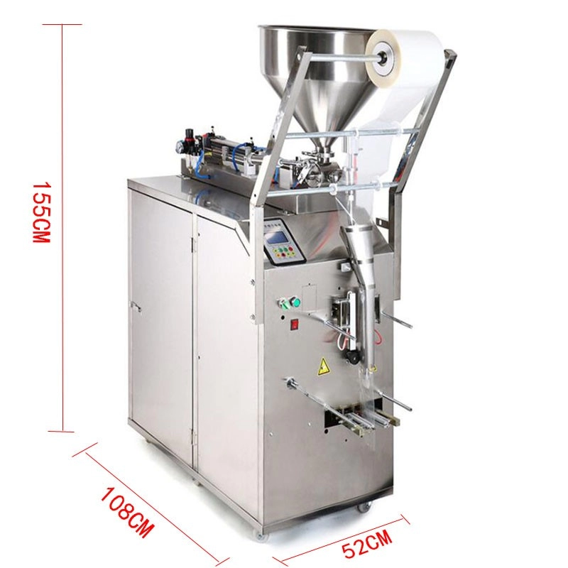 Μηχανή συσκευασίας γεμίσματος φακελίσκων σάλτσας κρέμας