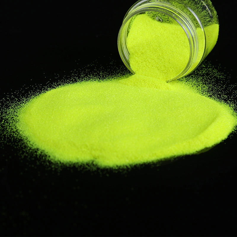 Μαζική φθορίζουσα σκόνη neon green glitter