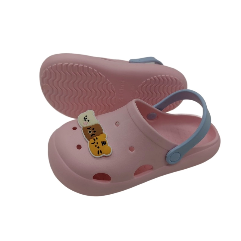2021 Χαριτωμένα παιδικά ζωικά μοτίβα αλφάβητου EVA τσόκαρα παπούτσια