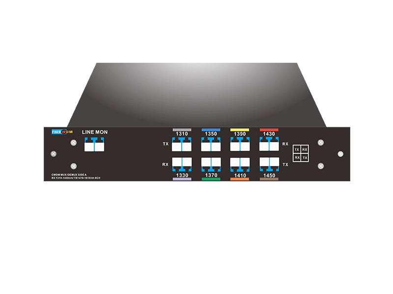 Single Fiber 8CH(16 Waves) CWDM MUX DEMUX with Monitor Port