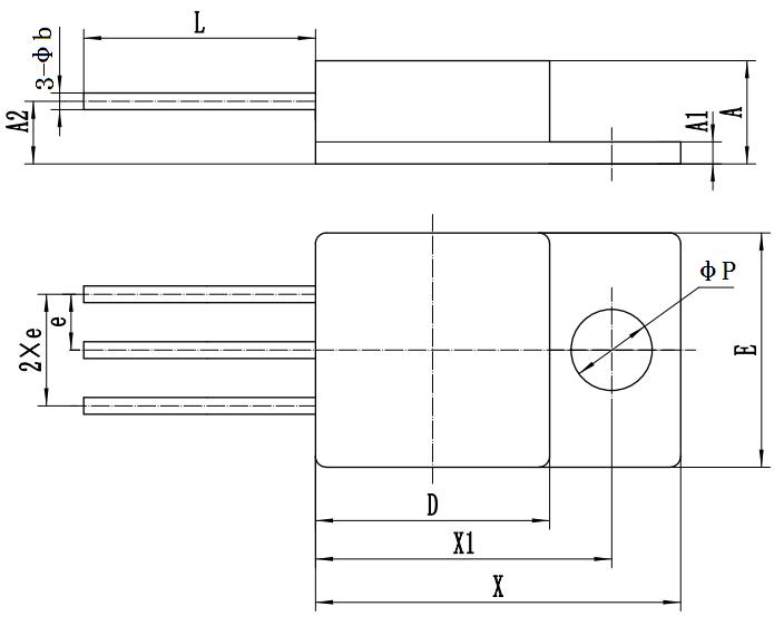 TS Package outline drawing