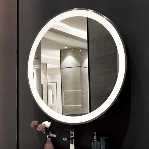 Ξενοδοχείο μοντέρνος στρογγυλός καθρέφτης LED μπάνιου