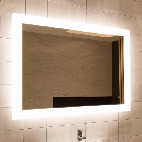Επιτοίχιος καθρέφτης μπάνιου LED φωτιζόμενος με αντιθαμβωτικό