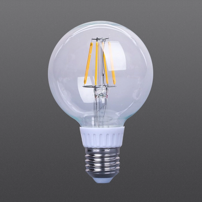 Λαμπτήρες LED με δυνατότητα ρύθμισης νήματος G80 Διαφανές χρώμα