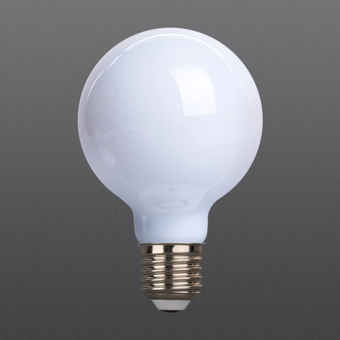 Υψηλής ποιότητας γαλακτώδες λευκό λαμπτήρες νήματος LED G80