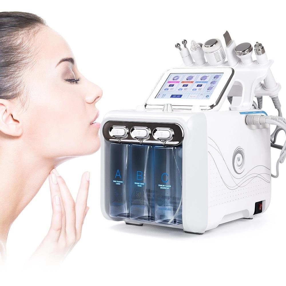 6 ΣΕ 1 Hydra Facial Machine RF αναζωογόνηση δέρματος Microdermabrasion Hydro Dermabrasion Bio-lifting εξοπλισμός αφαίρεσης ρυτίδων hydrafacial