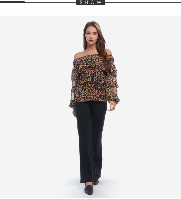 women's floral blouse