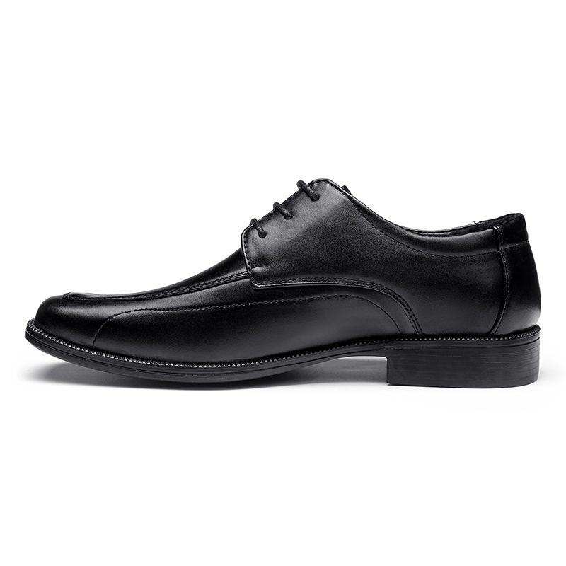 Μαύρα επαγγελματικά παπούτσια από γνήσιο δέρμα