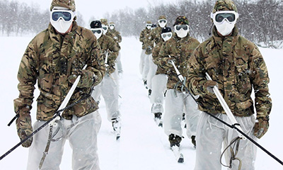 Στρατιωτικό χειμερινό φλις μπουφάν